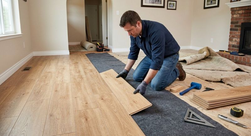 Laminate Floor Remodeling in Stafford County, VA
