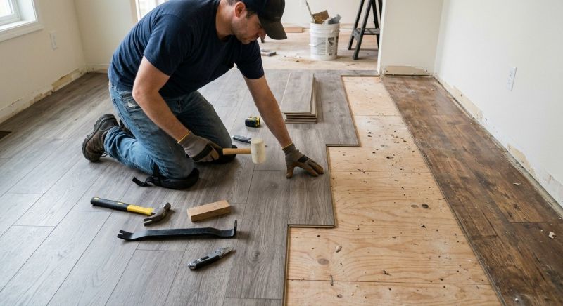 Laminate Floor Replacement in Clifton, VA