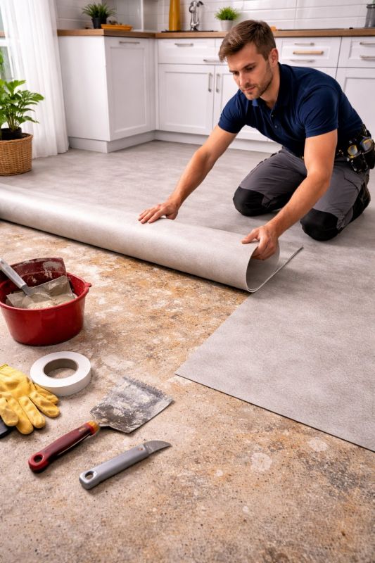 Linoleum Floor Installation in King George, VA