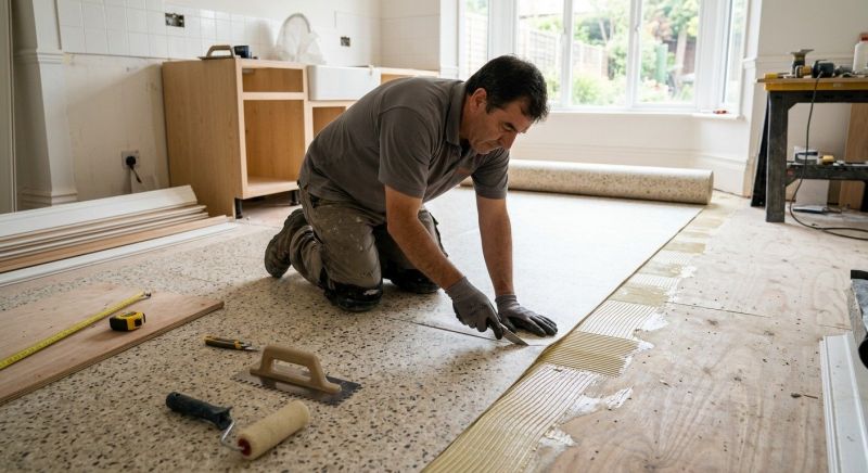 Linoleum Floor Installation in Port Royal, VA