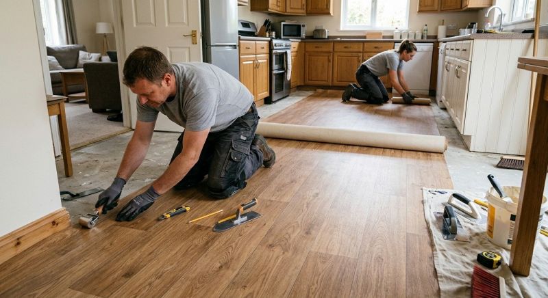 Linoleum Flooring Replacement in Stafford County, VA