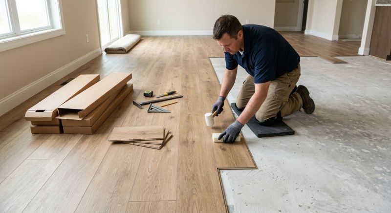 Luxury Vinyl Tile Installation in Fredericksburg, VA