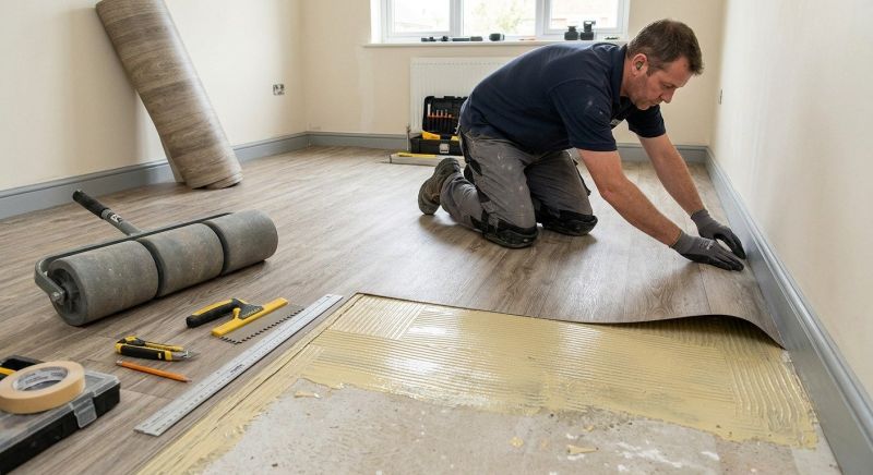 Sheet Vinyl Installation in King George County, VA