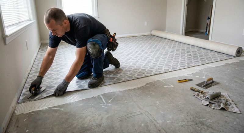 Sheet Vinyl Installation in Stafford County, VA