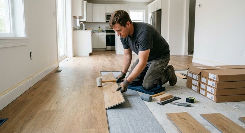 Vinyl Plank Floor Installation in Stafford County, VA