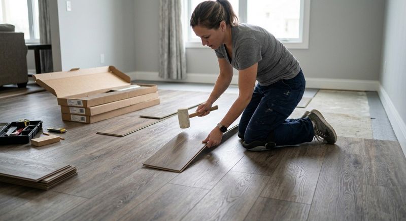 Vinyl Plank Floor Installation in Stafford County, VA